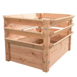 Hochbeet Echtholz Lärche 124x73x91 Cm Lärchefarben