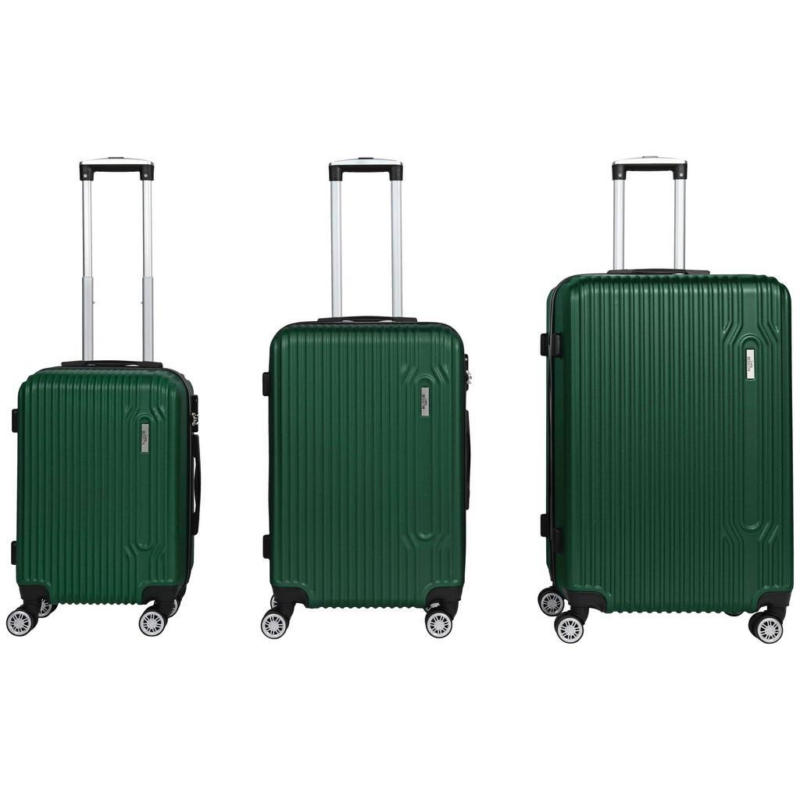 Reisekoffer Set 3-Tlg Palermo 4 Rollen Hartschale