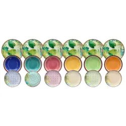 Tafelservice Madison Keramik 6 Personen Geschirr Set