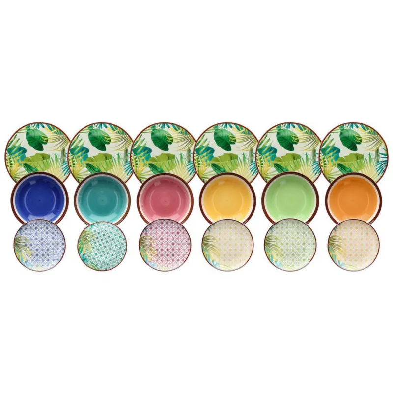 Tafelservice Madison Keramik 6 Personen Geschirr Set