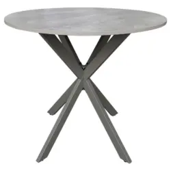 Esstisch Rund Monte 80x75 Cm Grau