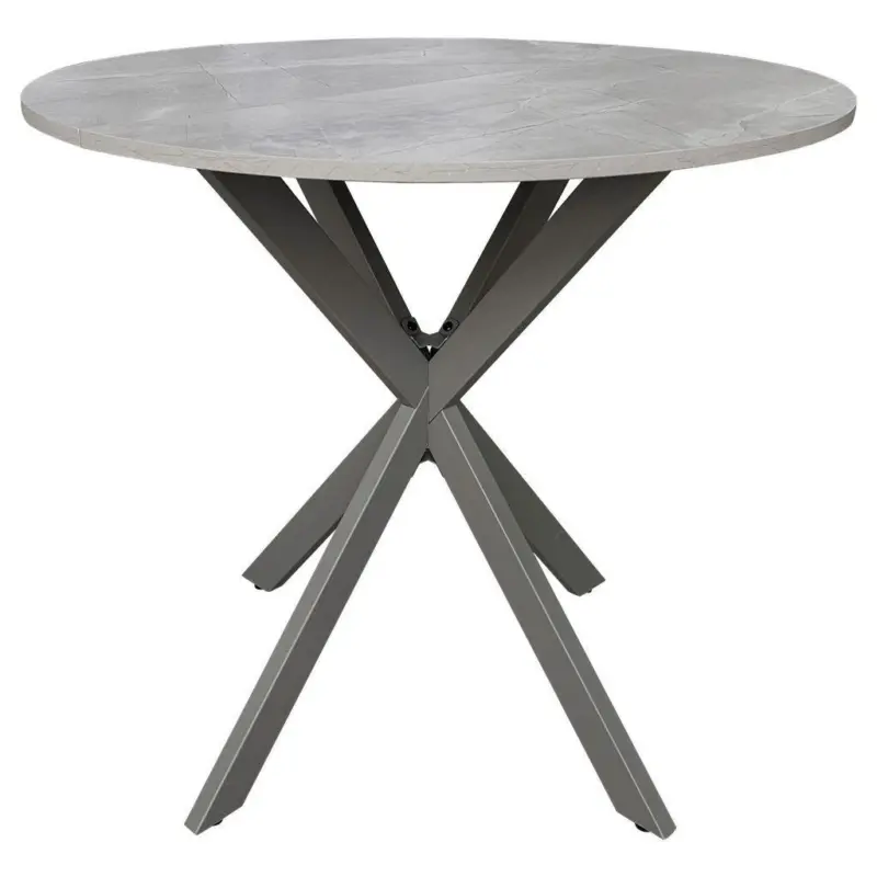 Esstisch Rund Monte 80x75 Cm Grau