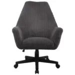 Möbelix Drehstuhl Leone Mit Armstützen Kord Dunkelgrau