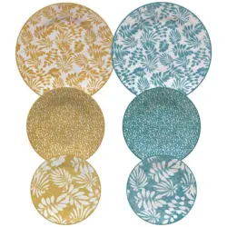 Tafelservice Merida Porzellan 4 Personen Geschirr Set