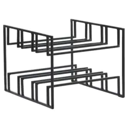 Weinregal Eisen Schwarz F&uuml;r 6 Flaschen Bh 29x21 Cm