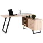 Möbelix Eckschreibtisch Mit Stauraum B 150cm H 75cm Corinna, Eiche
