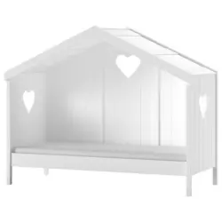 Hausbett Amori 90x200 cm Kiefer Weiß