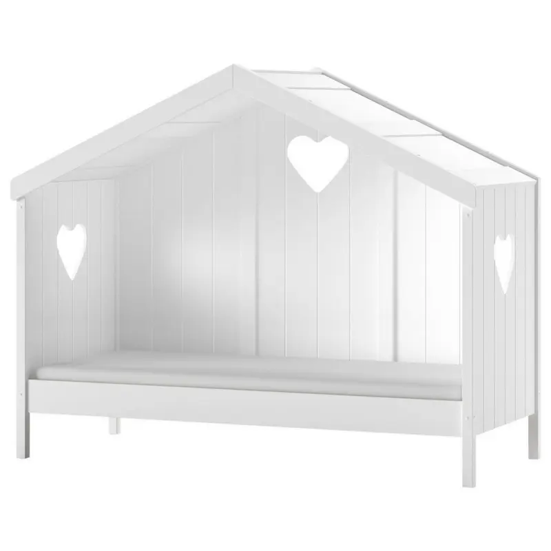 Hausbett Amori 90x200 cm Kiefer Weiß