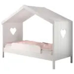 Möbelix Hausbett Amori 90x200cm Kiefer Weiß Mit Sicherung