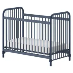 Gitterbett Bronxx 60x120 Cm Blau Inkl. Rost Und Gitter