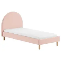 Kinderbett Moon 90x200 cm Rosa inkl. Lattenrost