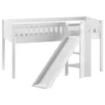 Möbelix Hochbett Scott 90x200 cm Weiß inkl. Zubehör