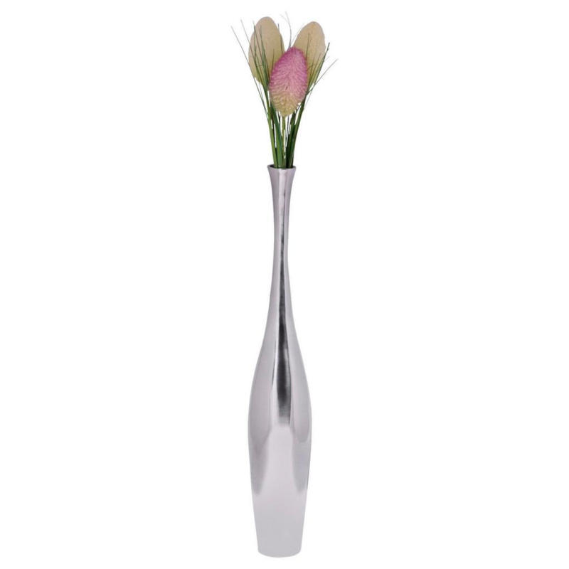 Vase Wohnling Silberfarben H: 75 cm