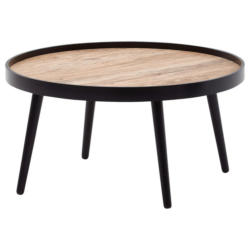 Couchtisch Wohnling Schwarz B: 76 cm