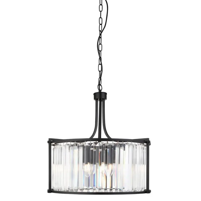 Kristall-hängeleuchte Victoria 8295-5bk