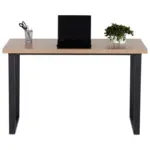 Möbelix Schreibtisch B 120cm H 60cm Michaela Eichefarben/schwarz