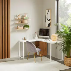 Eckschreibtisch Mit Stauraum B: 140cm H: 75cm Tamara