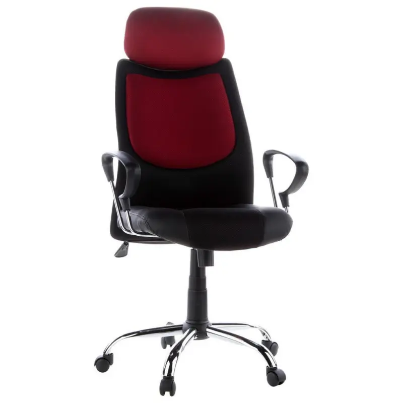 Drehstuhl City 80 Mit Wippfunktion Schwarz/rot