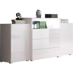 Sideboard grifflos mit Led 150 cm Urban IIi ,weiß