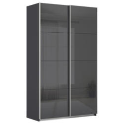 Schwebetürenschrank B: 136cm Feldkirch Grau