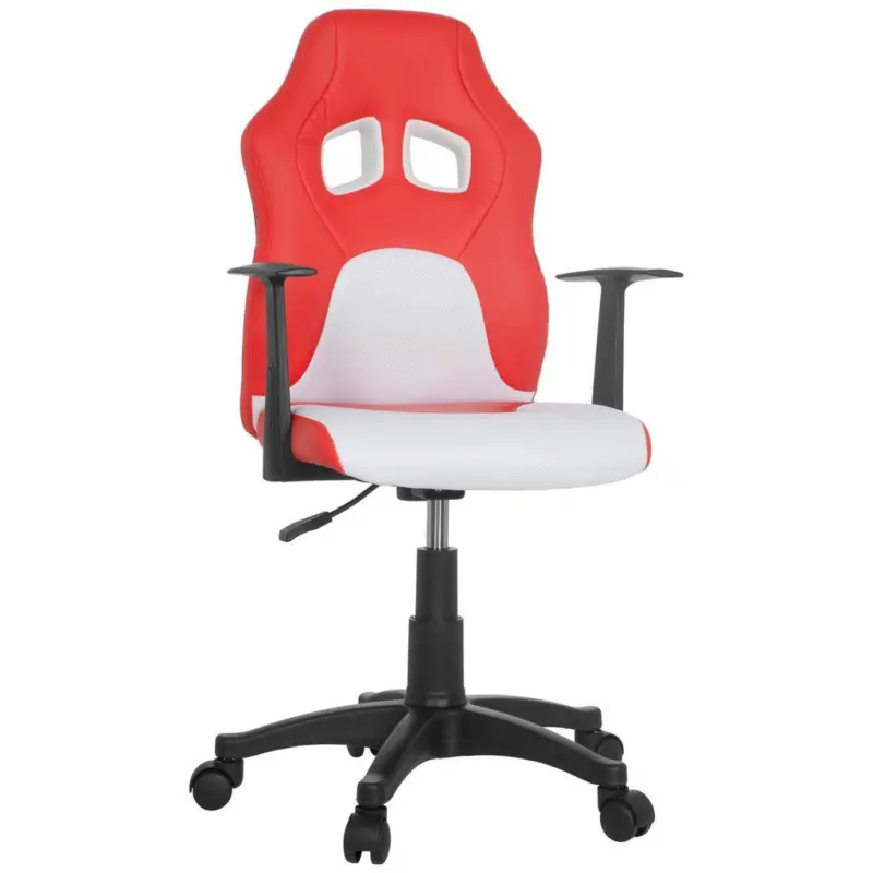 Jugenddrehstuhl Teen Game Rot/weiß Bis 70 Kg