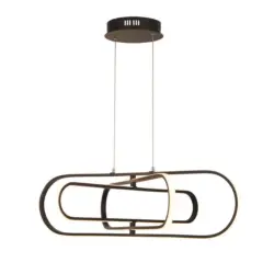 Led-pendelleuchte Clip 61775bk