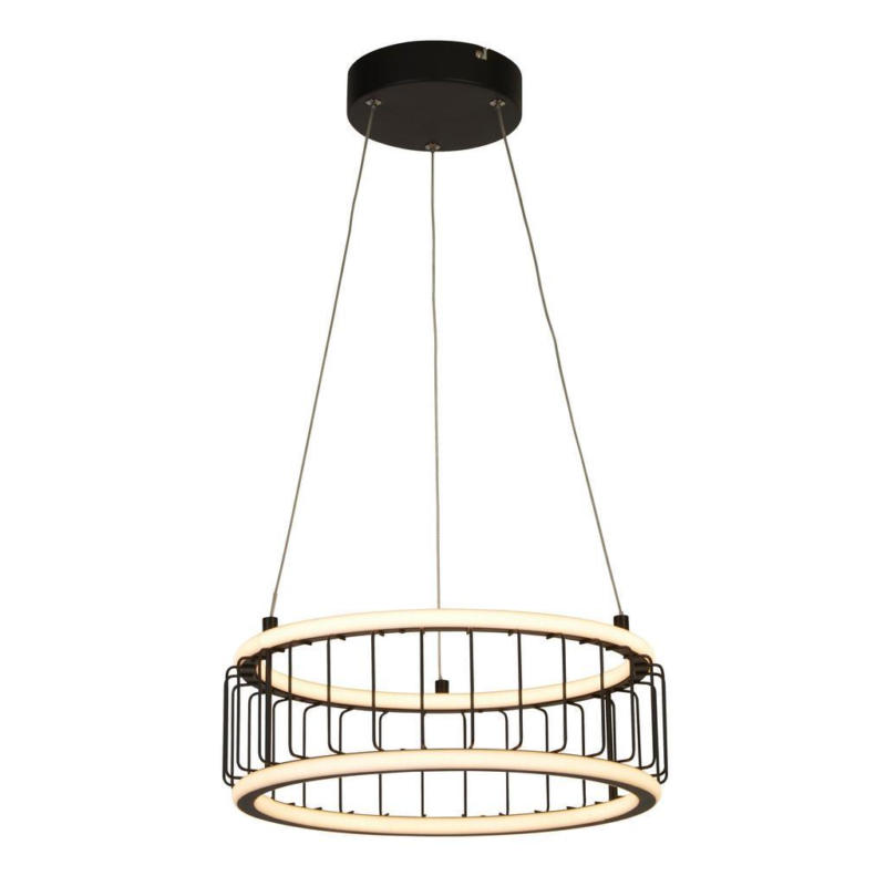 Led-hängeleuchte Circolo 54213-1bk