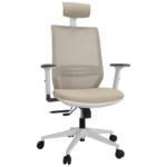Möbelix Bürostuhl Profondp Pro Weiß/beige Bis 120 Kg