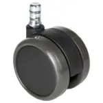 Möbelix Bürostuhlrollen Rolo Schwarz Ø 6,5 Cm 5er-Set