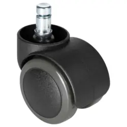 Bürostuhlrollen Rolo Free Schwarz Ø 5 Cm 5er-Set