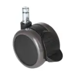 Möbelix Bürostuhlrollen Rolo Stop Schwarz Ø 6,5 cm 5er-Set