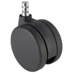 Möbelix Bürostuhlrollen Rolo No-noise Schwraz Ø 7,5 Cm 5er-Set