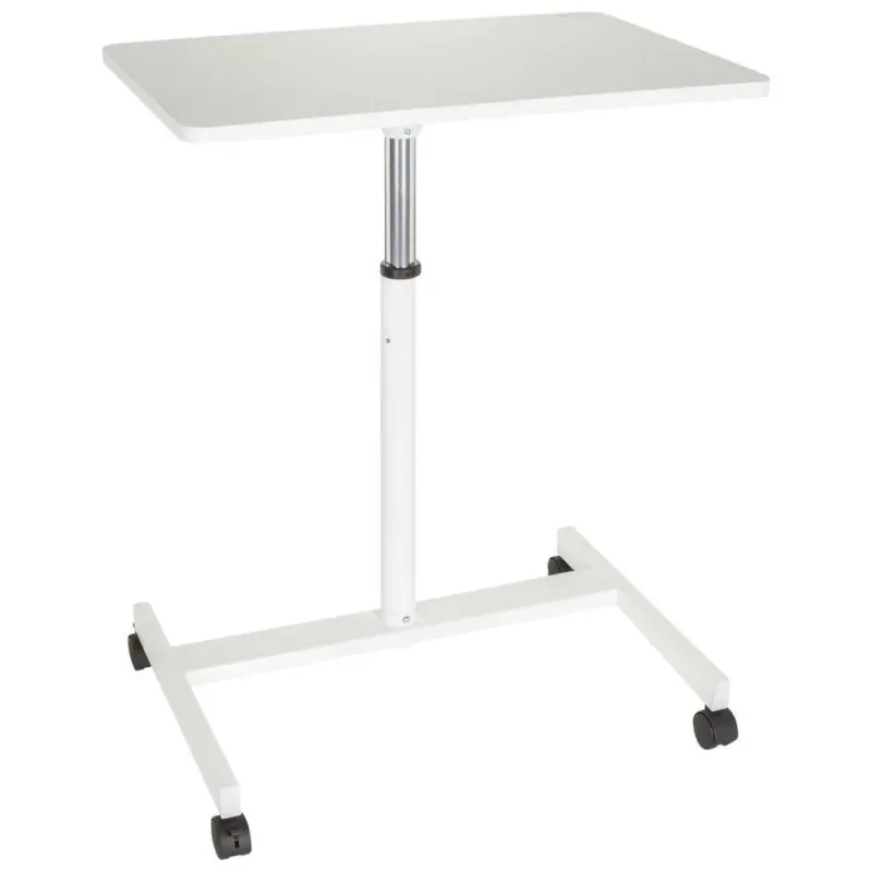 Stehschreibtisch Stand Vm-su Höhenverstellbar Weiß