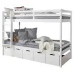 Möbelix Etagenbett Finn Weiß Kiefer Massiv Mit Leiter