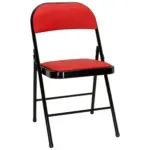 Möbelix Klappstuhl Tudela Pu Rot/schwarz Lederlook