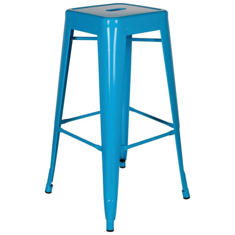 Barhocker Vantaggio High Stapelbar Hellblau Bis 150 Kg