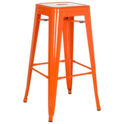 Barhocker Vantaggio High Stapelbar Orange Bis 150 Kg