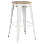 Möbelix Barhocker Vantaggio High W Braun/Weiß Bis 150 Kg