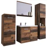 Möbelix Badmöbel-set 5-tlg. Malo B: 140 Cm Eichfarben