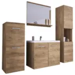Möbelix Badmöbel-set 5-tlg. Malo B: 140 Cm Eichfarben