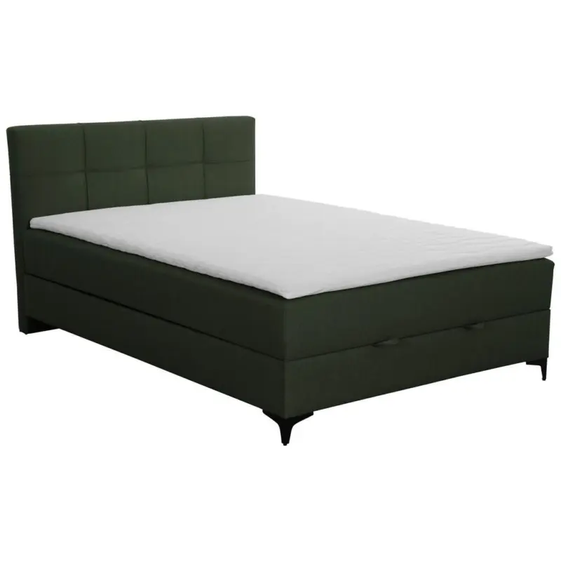 Polsterbett Mit Matratze 140x200 Freddie Olivgrün