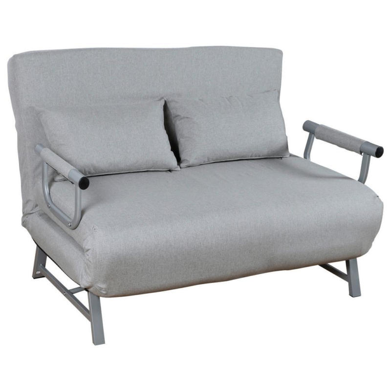 Schlafsofa Kolino II Grau B: 127 cm