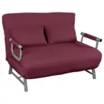Möbelix Schlafsofa Kolino II Rot B: 127 cm
