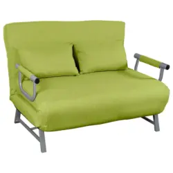 Schlafsofa Kolino II Gr&uuml;n B: 127 cm