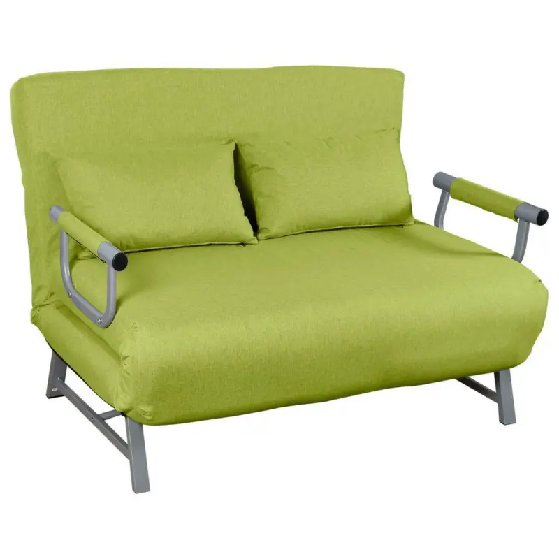 Schlafsofa Kolino II Gr&uuml;n B: 127 cm