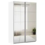 M&ouml;belix Schwebet&uuml;renschrank Mit Spiegel B: 136cm Feldkirch