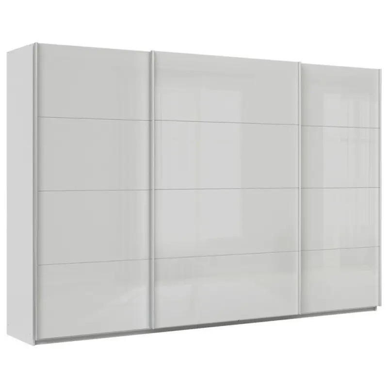 Schwebetürenschrank B: 315cm Feldkirch Seidengrau