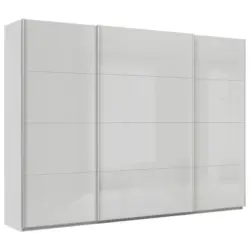 Schwebetürenschrank B: 315cm Feldkirch Seidengrau