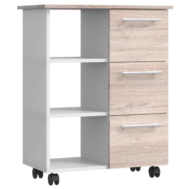 Allzweckwagen Esilo Sonoma Eiche/weiß B: 38 Cm
