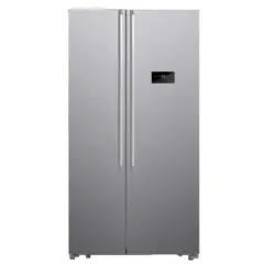 Side-by-side Nabo Sbs 4362 Edelstahlfarben Mit Led-Display